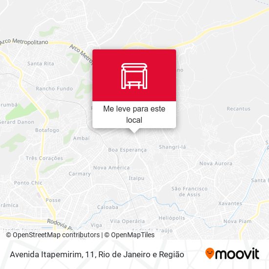 Avenida Itapemirim, 11 mapa