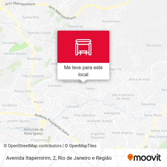 Avenida Itapemirim, 2 mapa