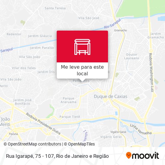 Rua Igarapé, 75 - 107 mapa