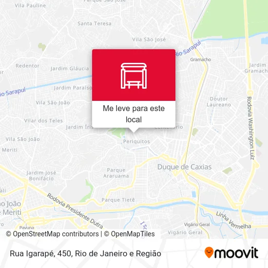 Rua Igarapé, 450 mapa