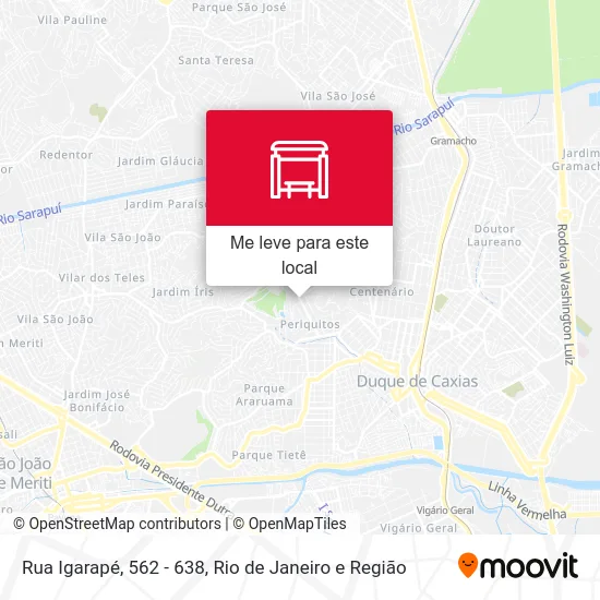 Rua Igarapé, 562 - 638 mapa