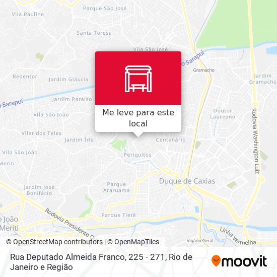 Rua Deputado Almeida Franco, 225 - 271 mapa