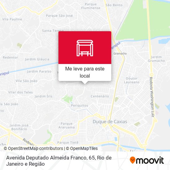 Avenida Deputado Almeida Franco, 65 mapa