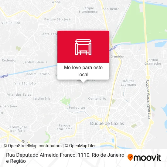 Rua Deputado Almeida Franco, 1110 mapa