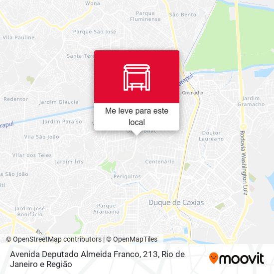 Avenida Deputado Almeida Franco, 213 mapa