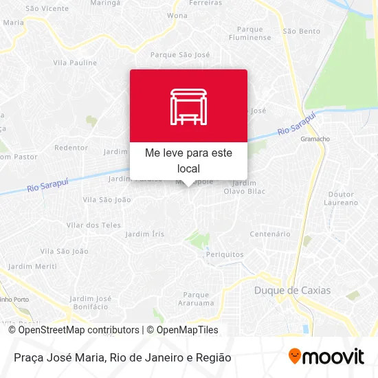 Praça José Maria mapa