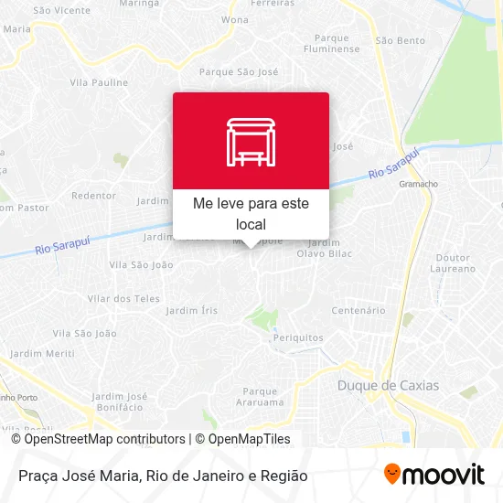 Praça José Maria mapa