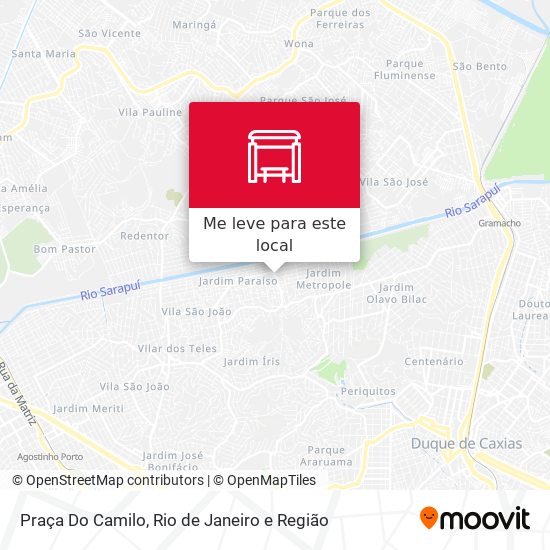 Praça Do Camilo mapa