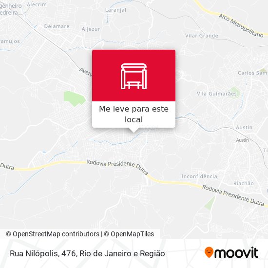 Rua Nilópolis, 476 mapa