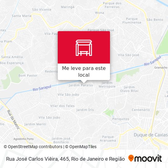 Rua José Carlos Viêira, 465 mapa