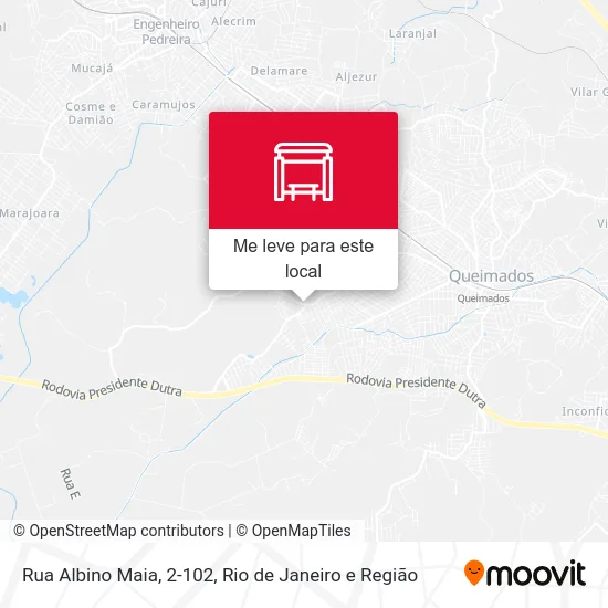 Rua Albino Maia, 2-102 mapa