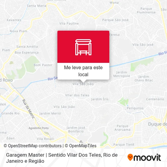 Garagem Master | Sentido Vilar Dos Teles mapa