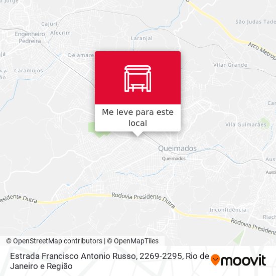Estrada Francisco Antonio Russo, 2269-2295 mapa