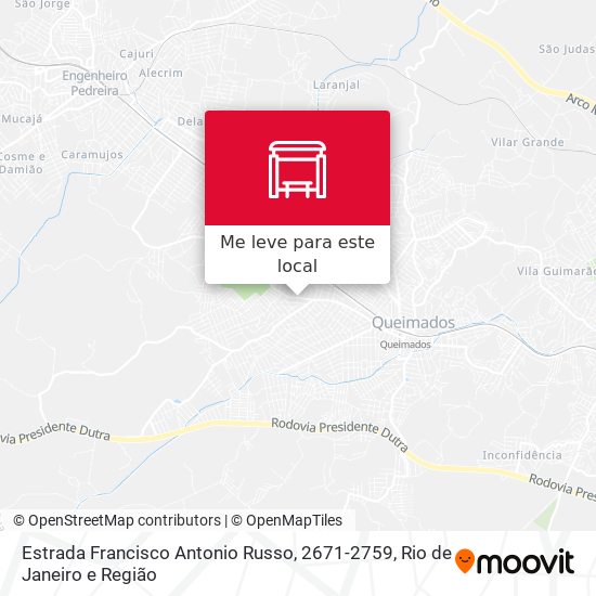 Estrada Francisco Antonio Russo, 2671-2759 mapa