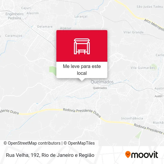 Rua Velha, 192 mapa