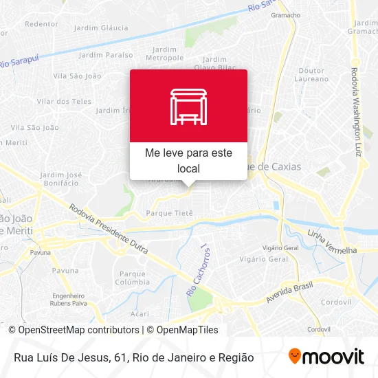 Rua Luís De Jesus, 61 mapa