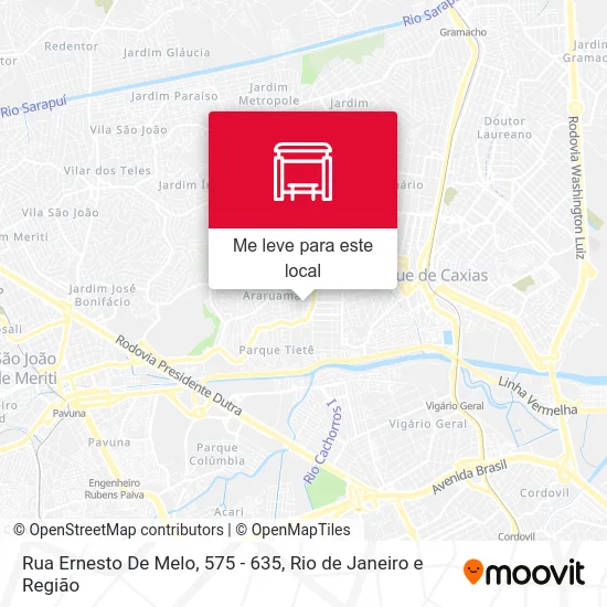 Rua Ernesto De Melo, 575 - 635 mapa