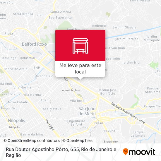 Rua Doutor Agostinho Pôrto, 655 mapa