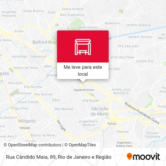 Rua Cândido Maia, 89 mapa