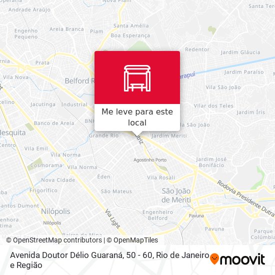 Avenida Doutor Délio Guaraná, 50 - 60 mapa