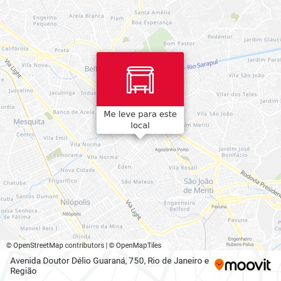 Avenida Doutor Délio Guaraná, 750 mapa