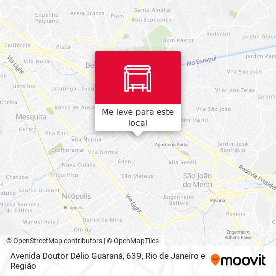 Avenida Doutor Délio Guaraná, 639 mapa
