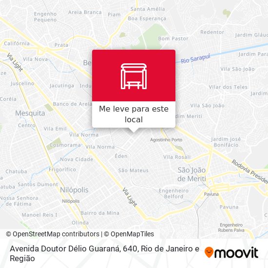 Avenida Doutor Délio Guaraná, 640 mapa