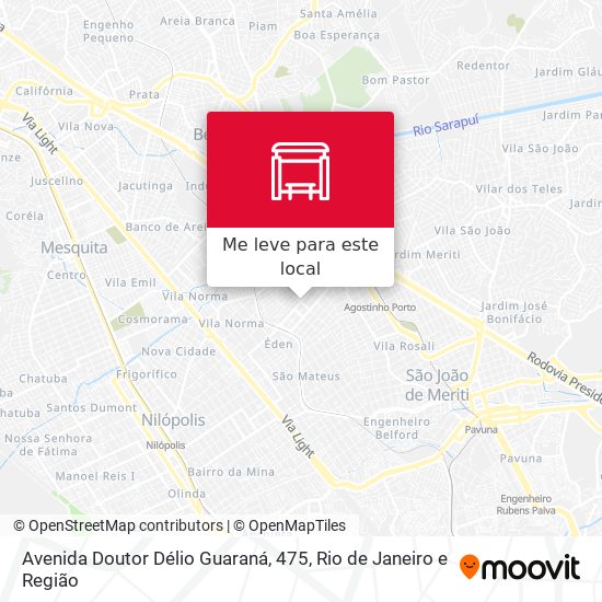 Avenida Doutor Délio Guaraná, 475 mapa