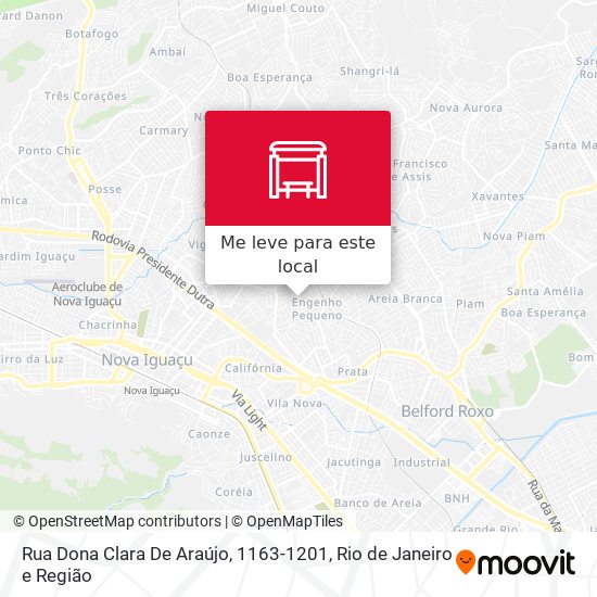 Rua Dona Clara De Araújo, 1163-1201 mapa
