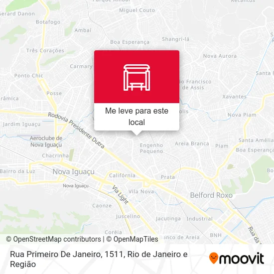 Rua Primeiro De Janeiro, 1511 mapa