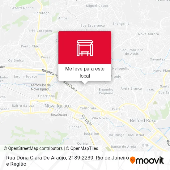 Rua Dona Clara De Araújo, 2189-2239 mapa