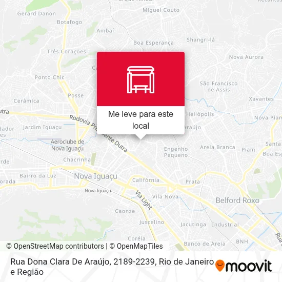 Rua Dona Clara De Araújo, 2189-2239 mapa