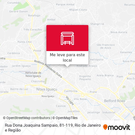 Rua Dona Joaquina Sampaio, 81-119 mapa