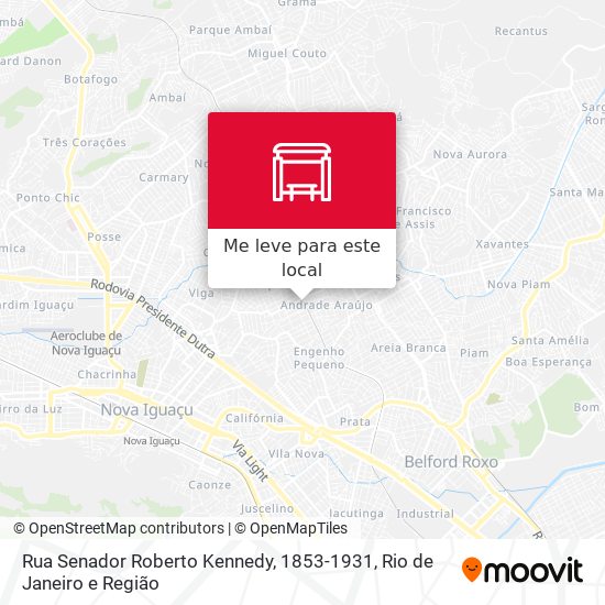 Rua Senador Roberto Kennedy, 1853-1931 mapa