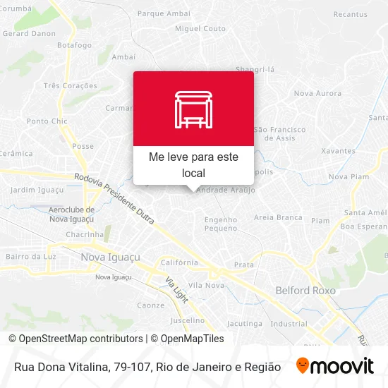 Rua Dona Vitalina, 79-107 mapa