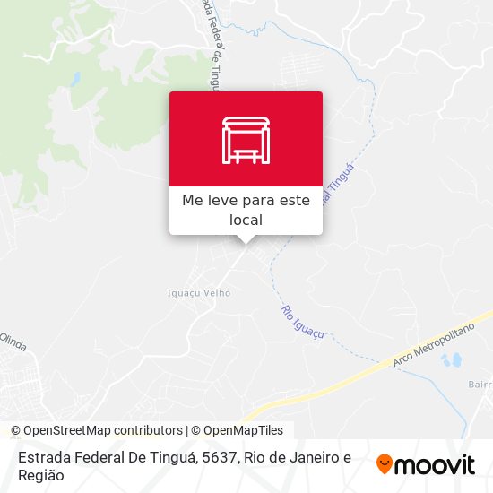 Estrada Federal De Tinguá, 5637 mapa