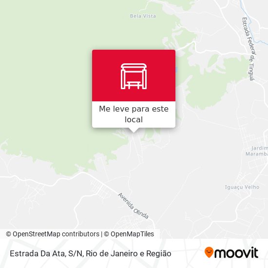 Estrada Da Ata, S/N mapa