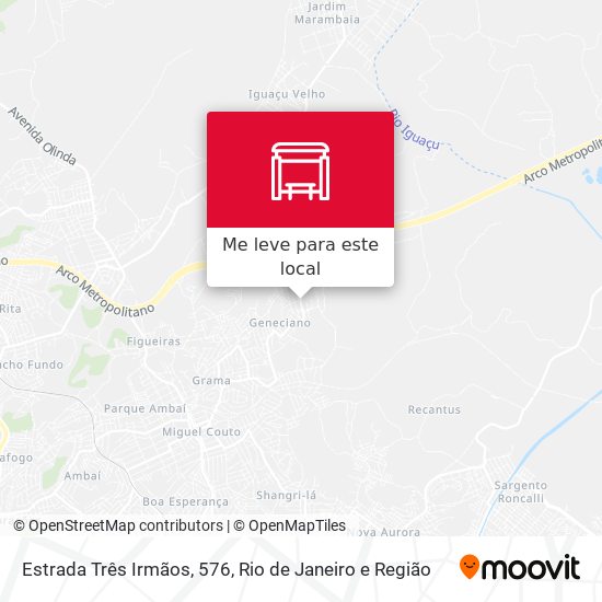 Estrada Três Irmãos, 576 mapa
