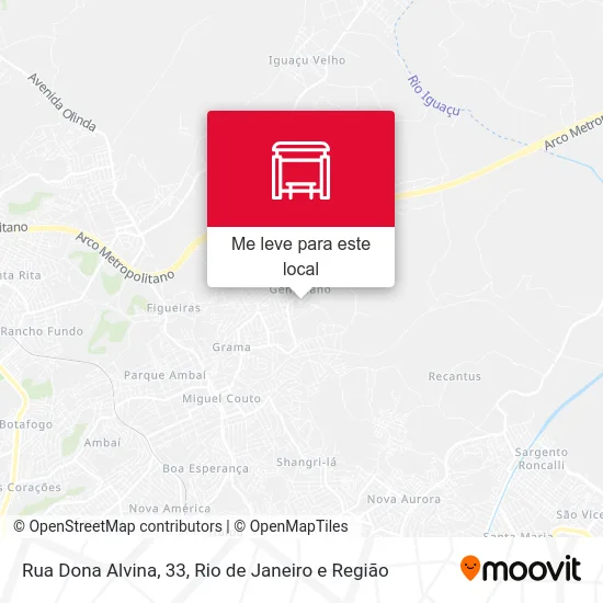 Rua Dona Alvina, 33 mapa