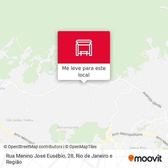 Rua Menino José Eusébio, 28 mapa