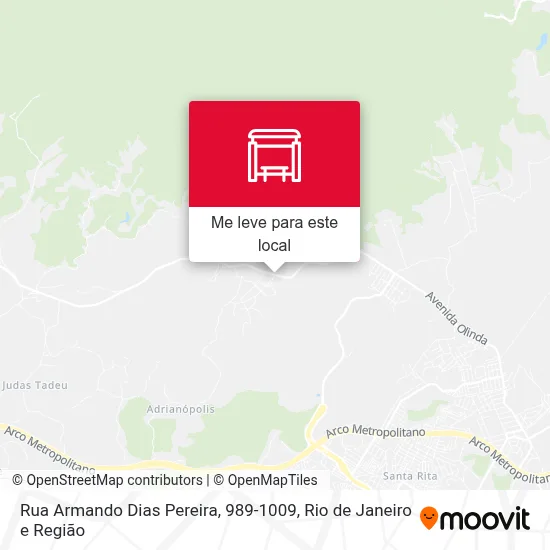 Rua Armando Dias Pereira, 989-1009 mapa