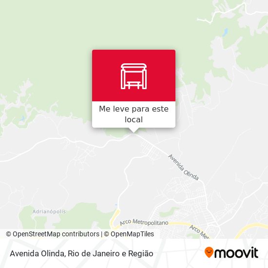 Avenida Olinda mapa