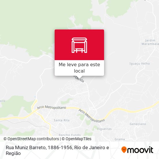 Rua Muniz Barreto, 1886-1956 mapa