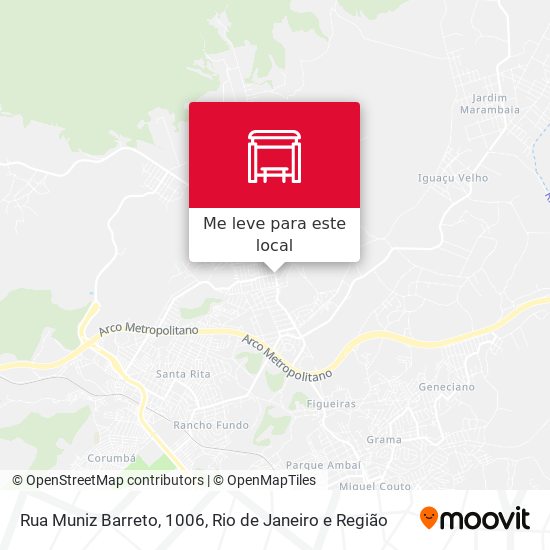 Rua Muniz Barreto, 1006 mapa