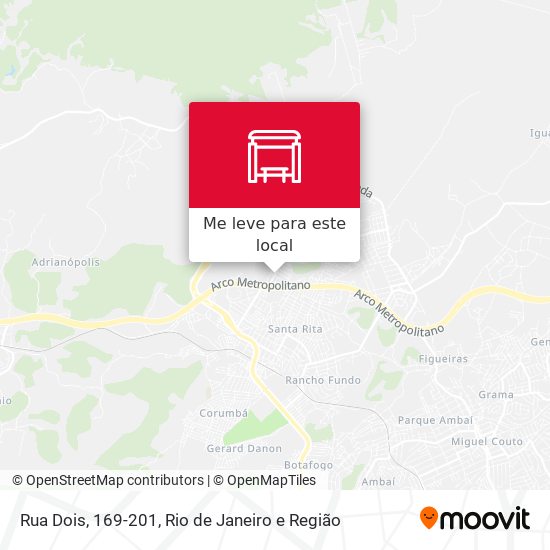 Rua Dois, 169-201 mapa