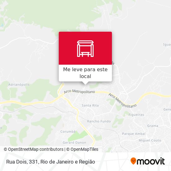 Rua Dois, 331 mapa