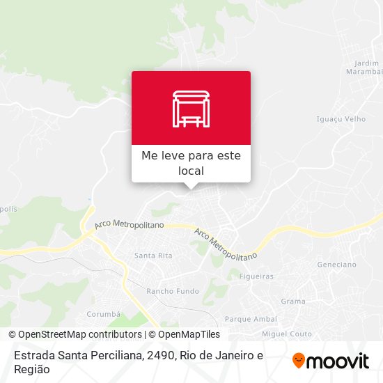 Estrada Santa Perciliana, 2490 mapa