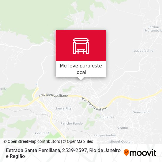 Estrada Santa Perciliana, 2539-2597 mapa