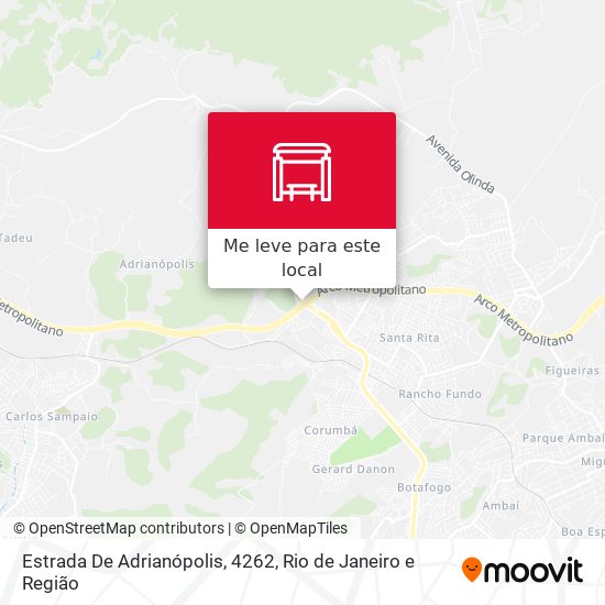 Estrada De Adrianópolis, 4262 mapa