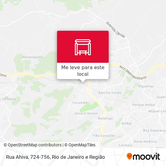 Rua Ahiva, 724-756 mapa
